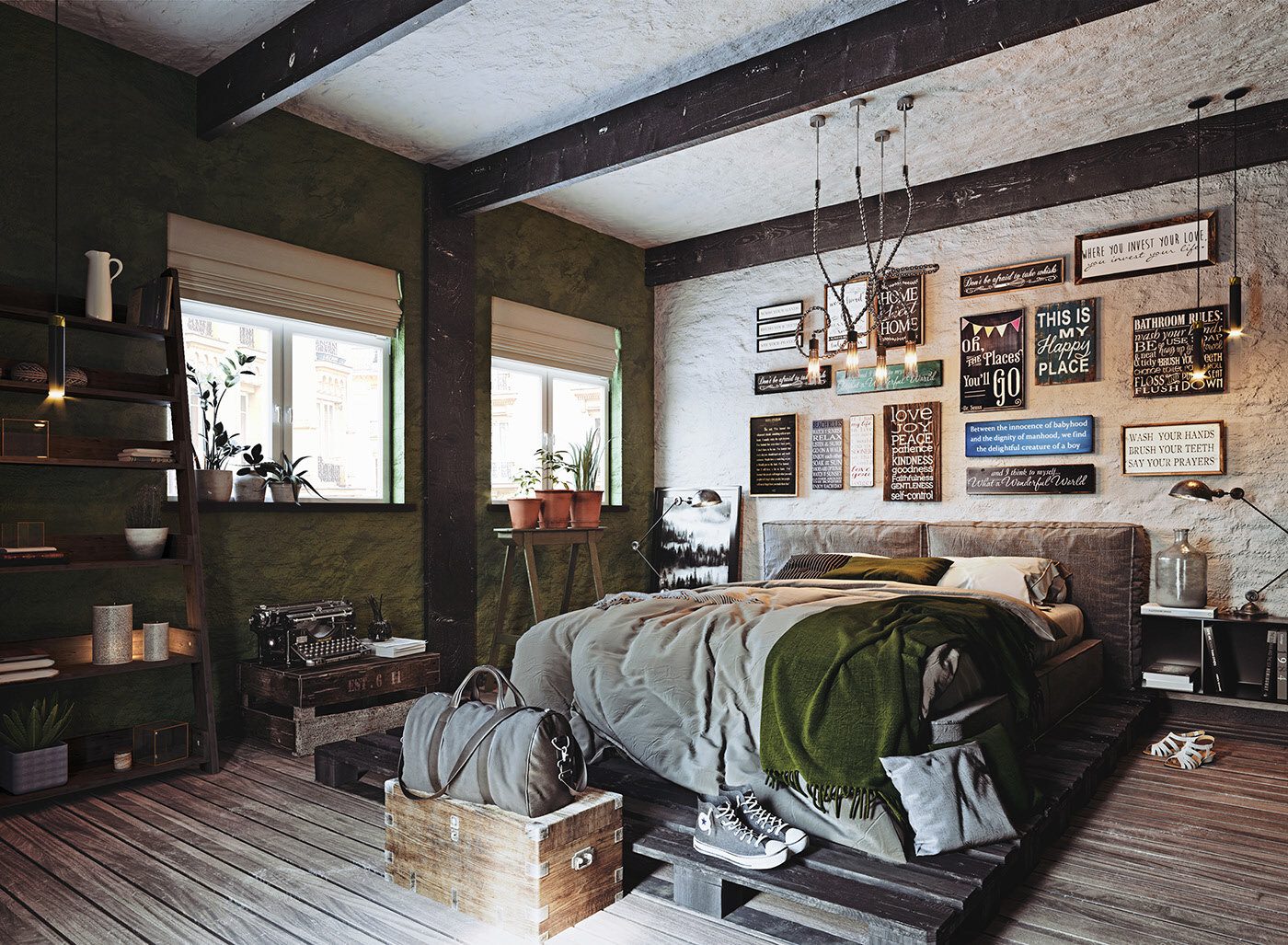 15+ ý tưởng trang trí phòng ngủ phong cách Vintage đẹp nhất